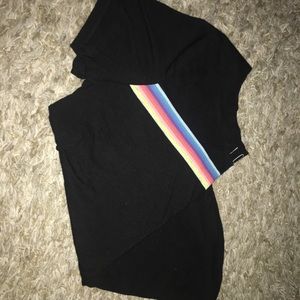 Rainbow tee.